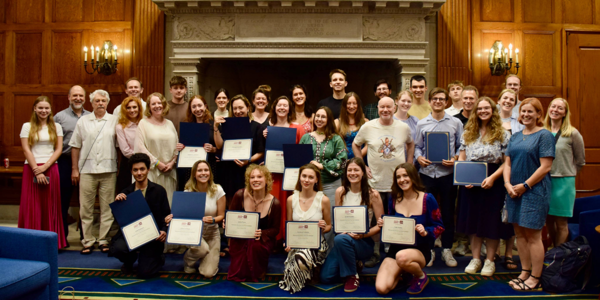 2025 HUSI students at the closing ceremony