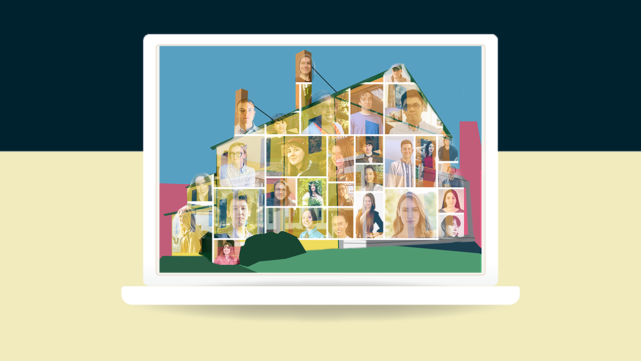 Collage of student photos