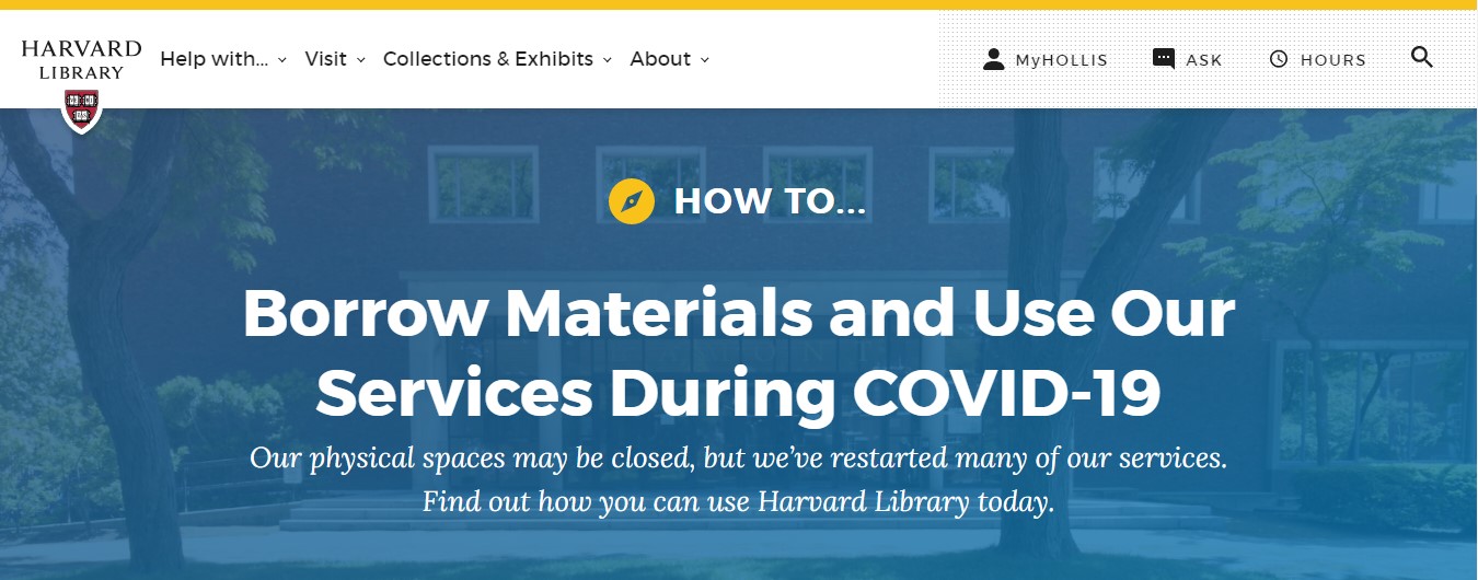 Harvard Library Covid Access