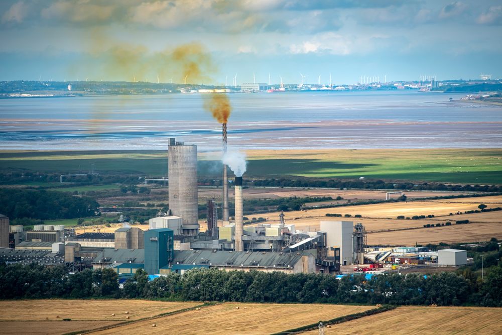 The CF Industries fertilizer manufacturing complex, which is being forced to be shut down due to high natural gas prices, in Ince, U.K. Photographer: Anthony Devlin/Bloomberg