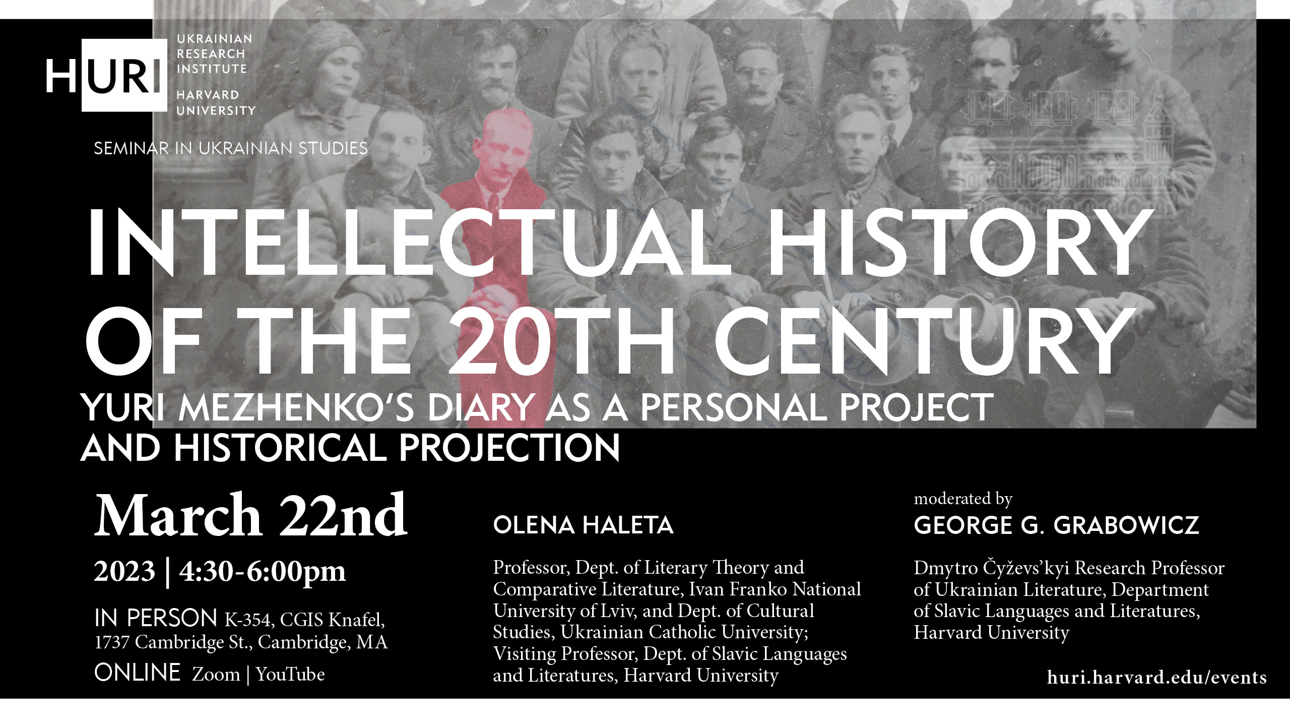Olena Haleta event March 22
