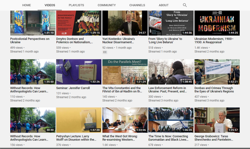 HURI YouTube videos