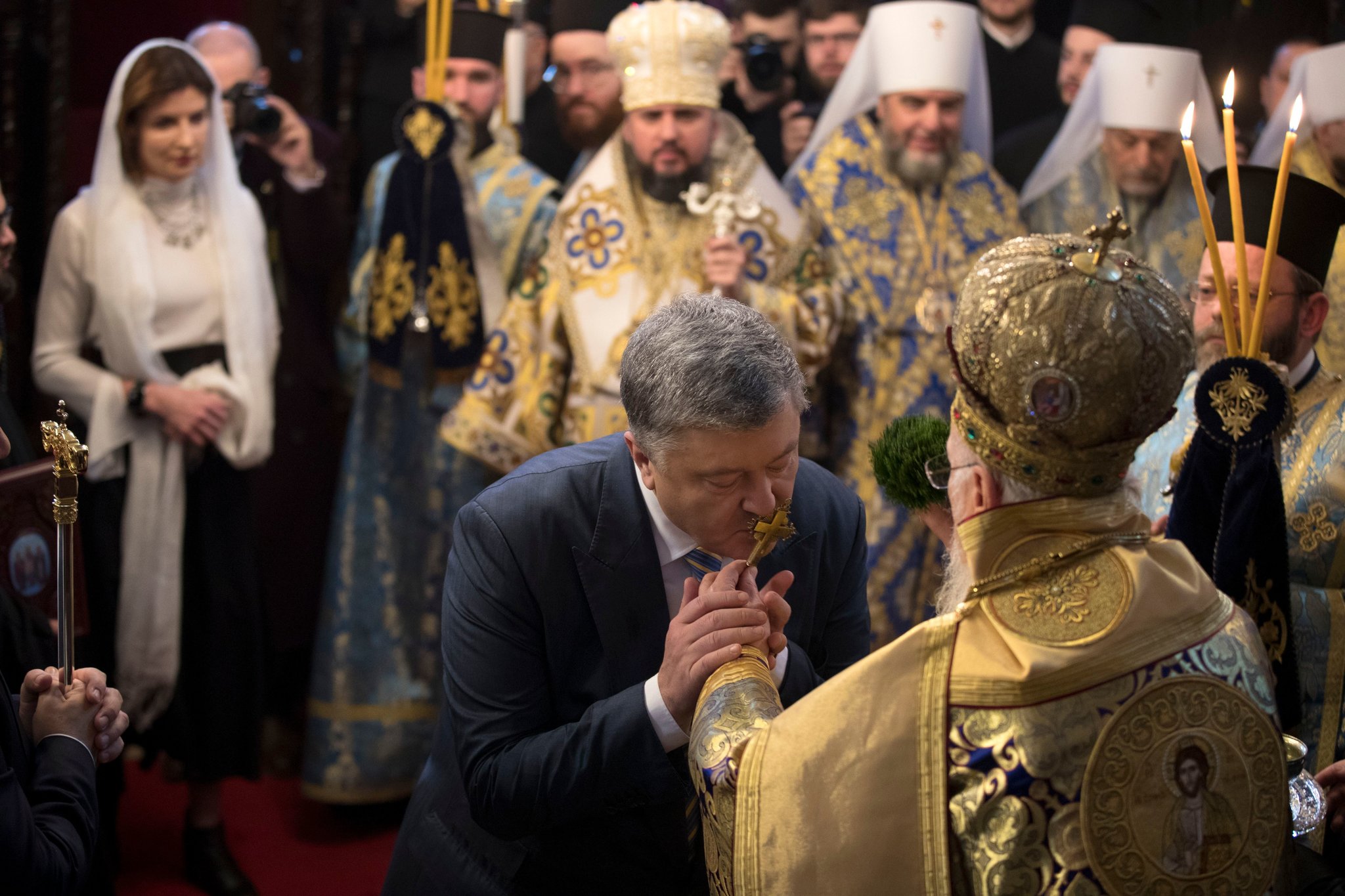 Poroshenko and Bartholomew