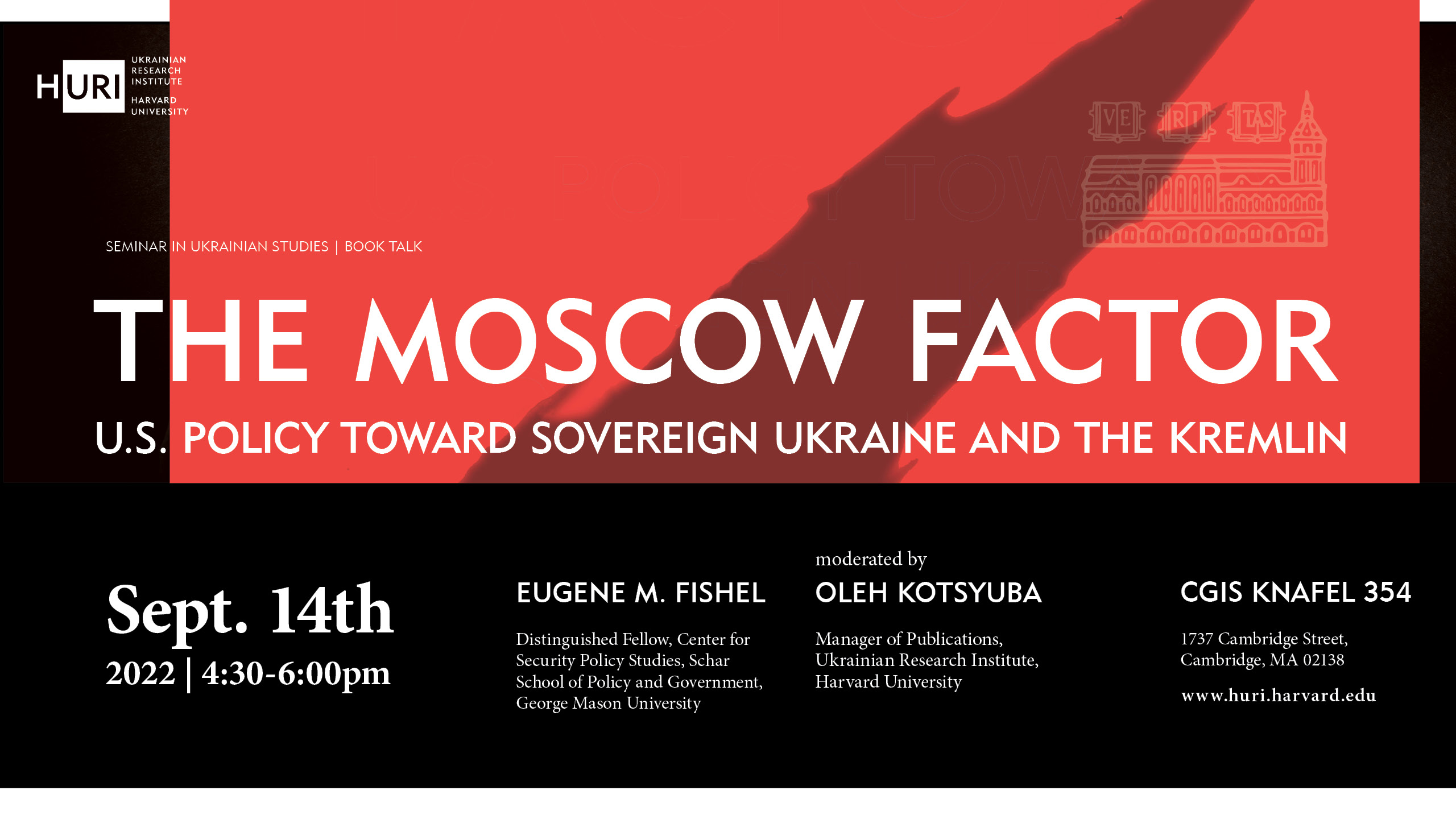 The Moscow Factor poster with event information