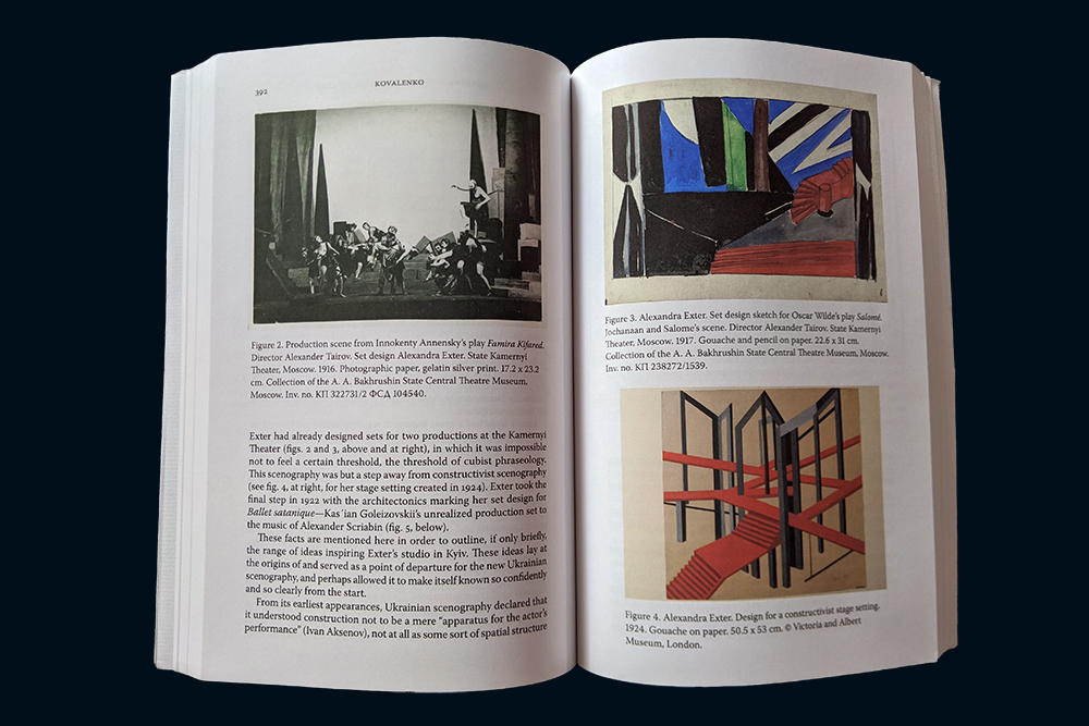 Photo of illustration spread in print volume of HUS journal