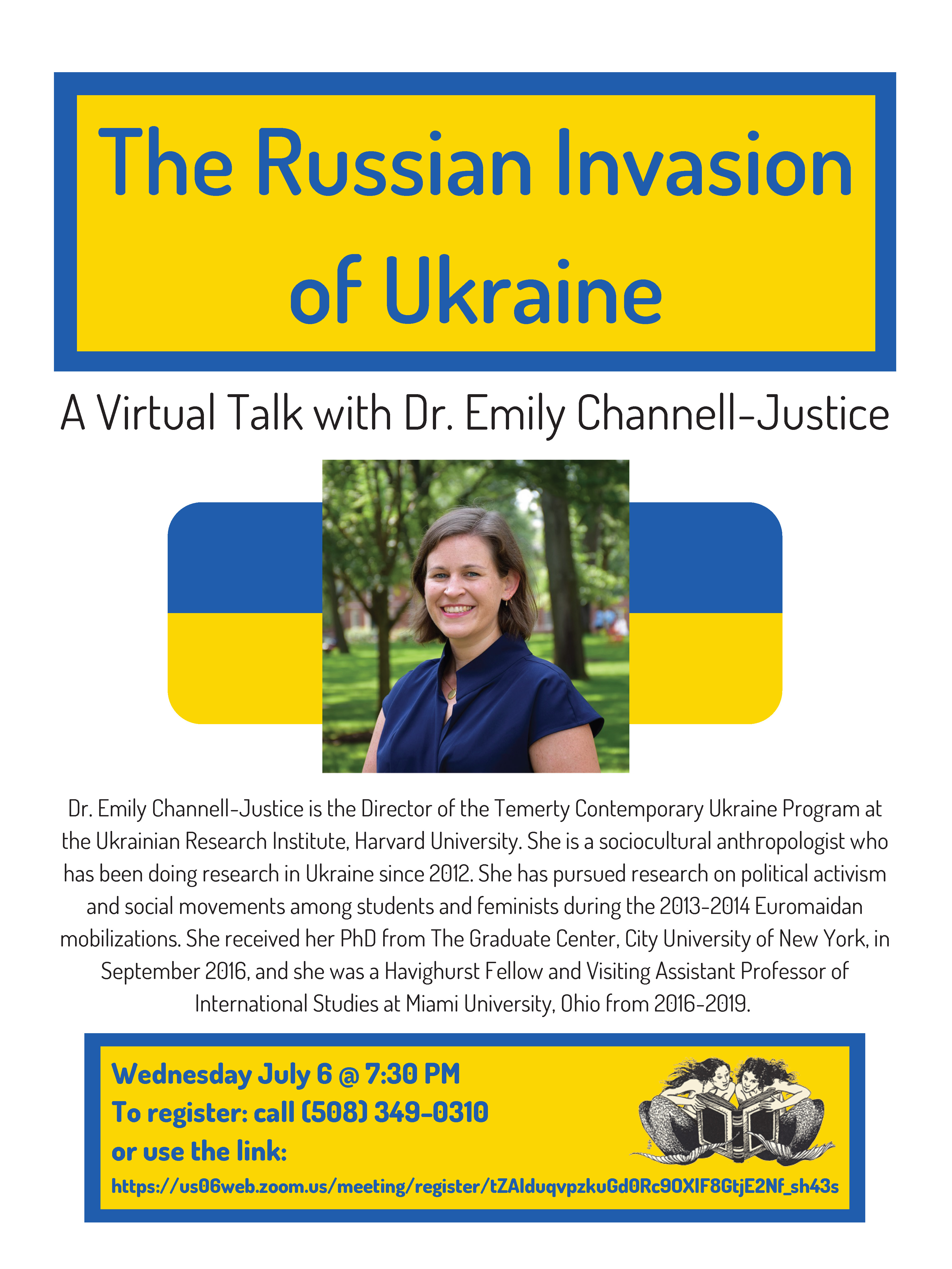 Poster with event information