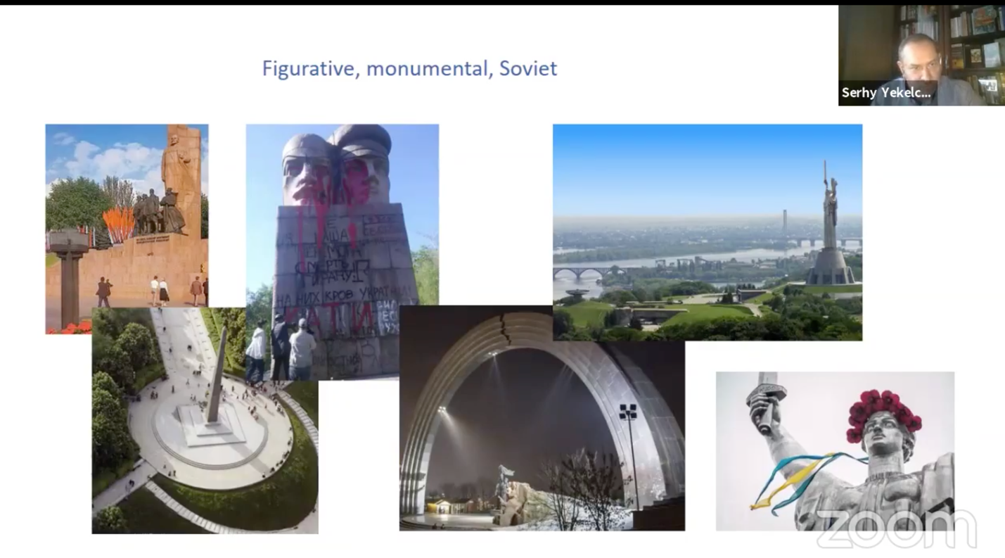 Screenshot of Yekelchyk public event