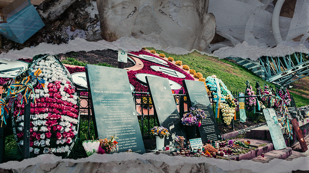 Lenin statue torn away to review Heavenly Hundred memorial