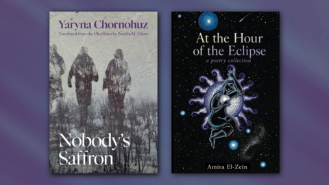 Book covers for Nobody's Saffron and At the Hour of the Eclipse