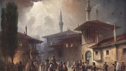 Carlo Bossoli Khanpalast von Bachcisaraj 1857