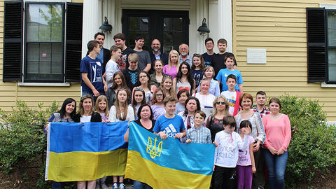 Group Photo of Yonkers Student Visit