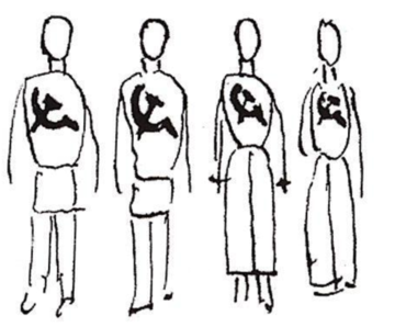 Four Pieces with the Hammer and Sickle