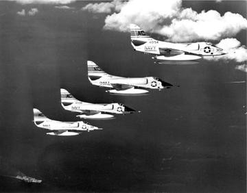 Bay of Pigs invasion - skyhawks in flight