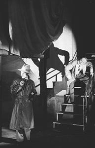 A scene from Les Kurbas production of Mykola Kulishs Maklena Grasa (1933).