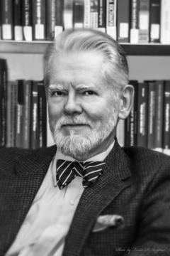 Grayscale photo of George G. Grabowicz.