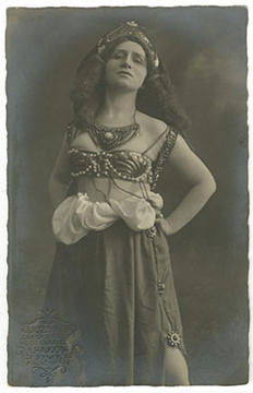 Irena Solska, Polish Actress of the Great (City) Theatre, 1914 (today - Lviv Opera House)