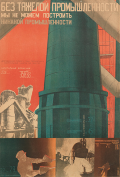 collectivization and industrialization poster