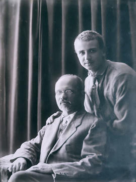 Ahatanhel Krymsky and Mykola Levchenko.