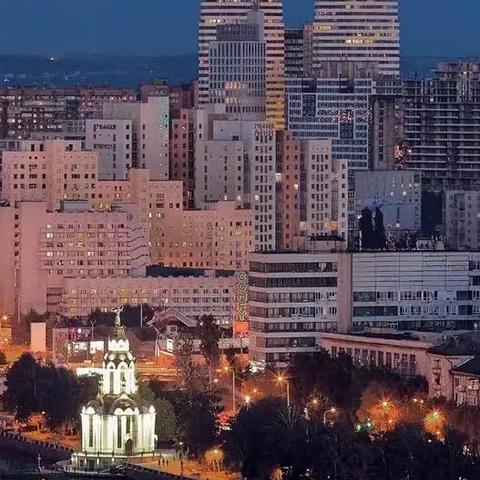 Dnipro at night