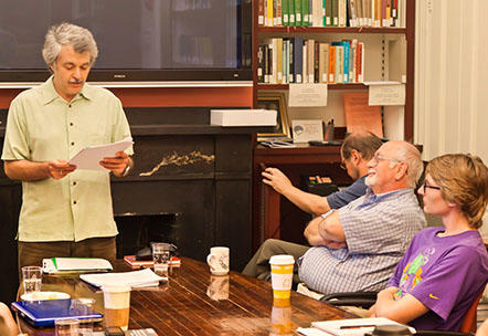 Dibrova reading at HUSI