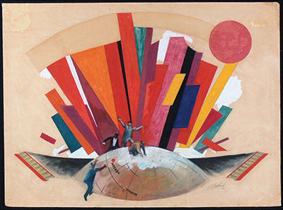 Khvostenko-Khvostov's curtain design, from Kovalenko's article