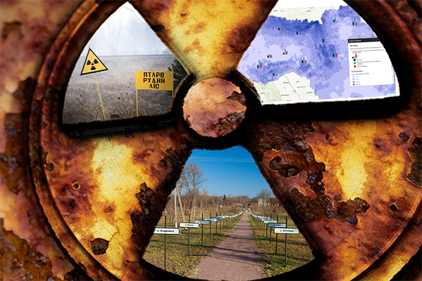 Chornobyl images in a radiation theme