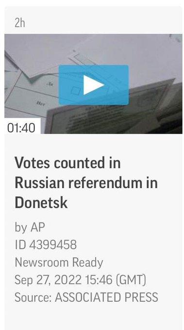 Votes counted in Russian referendum in Donetsk