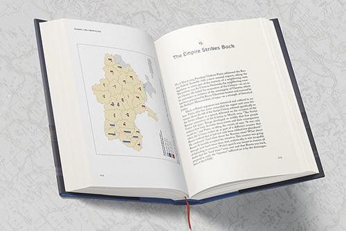 Plokhii Frontline book mockup in 3D