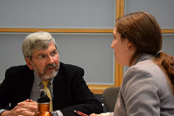Eugene Shklar and Fellow Talia Zajac