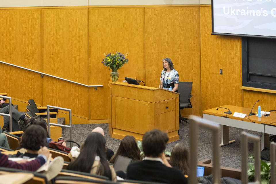 Jojo Mehta Delivering Lecture