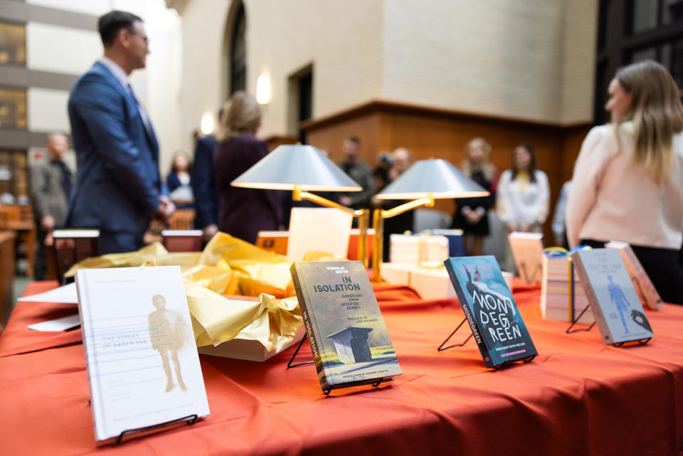 Book Display by HURI Books