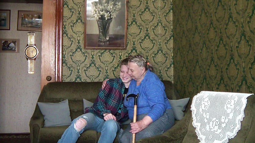 Babushka Anya and Alina in Nov 2013