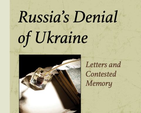 Russia's Denial of Ukraine: Letters and Contested Memory. Book cover