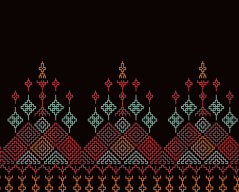 Traditional Ukrainian geometric pattern
