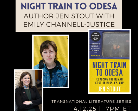 Night Train to Odesa: Author Jen Stout with Emily Channell-Justice