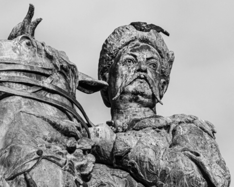 The monument to Bohdan Khmelnytsky