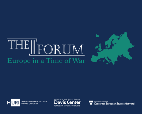The Forum. Europe in a Time of War